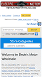 Mobile Screenshot of electricmotorwholesale.com